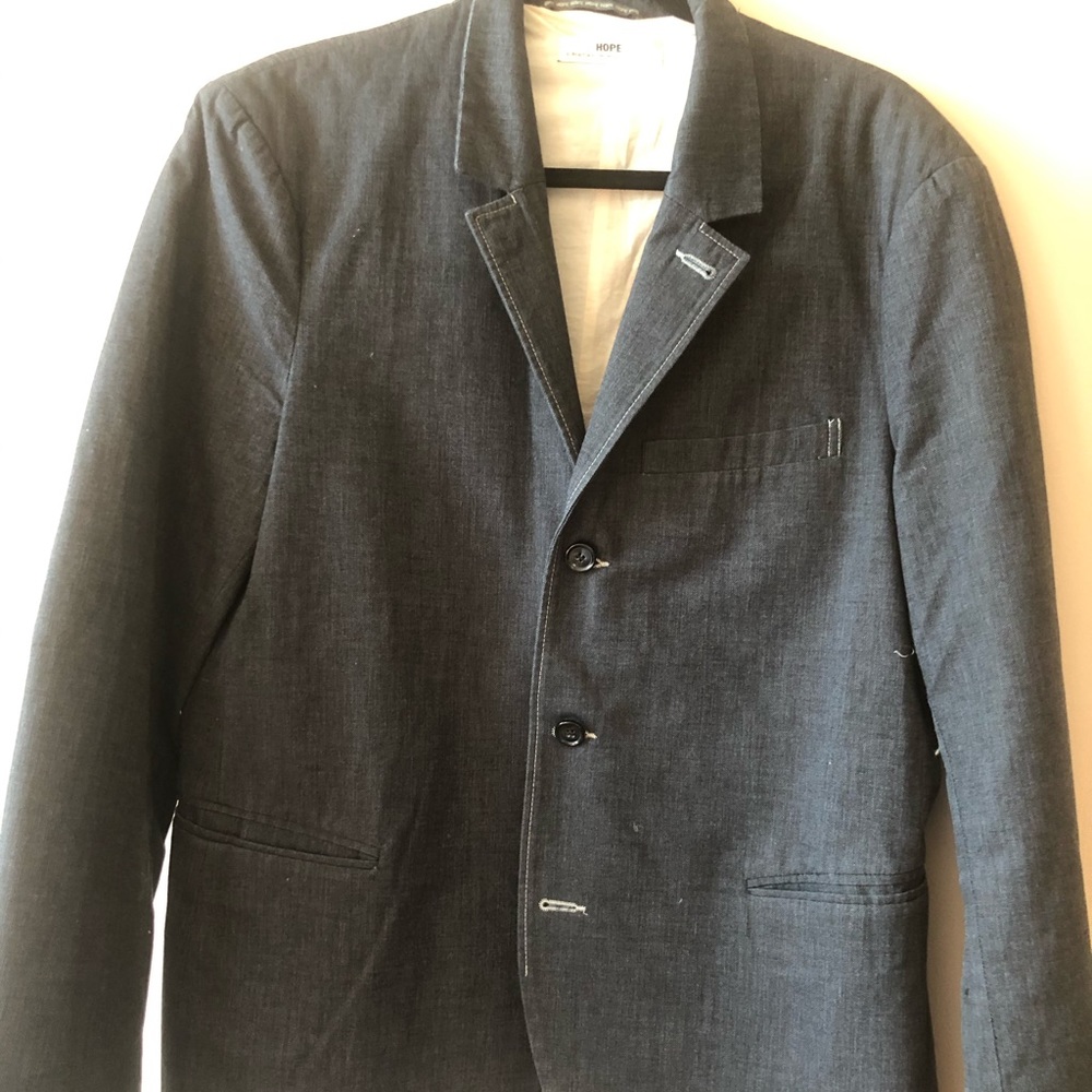 Men’s Hope Grey denim blazer